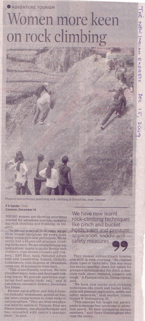 Women more keen on Rock Climbing
